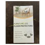 Furniture leg floor protectors