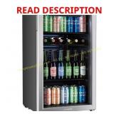 HOMELabs 120-Can Beverage Cooler Mini Fridge