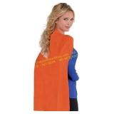 Amscan Team Spirit Cape, Orange, One Size