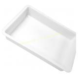 Abaodam White Organizer Tray with Handle