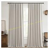 Birch Off White Blackout 96" Linen 2pc