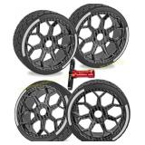 RC Wheels & Tires for 1/8 Typhon 6S BLX, Black