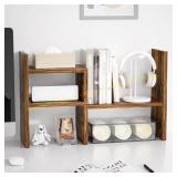 Jerry & Maggie Wood Desktop Organizer Shelf