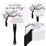 Teling Funeral Fans Round Memorial Fans