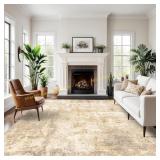 DUIDY Modern Abstract Rug, Washable size unknown