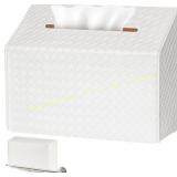 NiHome PU Leather Tissue Box Cover for Kleenex