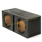 QPower QBOMB12V Dual 12" Vented Sub Box