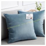 lalaLOOM Velvet Pillow Covers 18x18