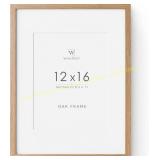 Oak 12x16 Picture Frame, Oak Wall Set 1
