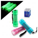 KunHe 5 Pack Glow-in-the-Dark Flashlights