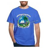 CafePress Liberia Coat of Arms Dark T-Shirt Sz XL