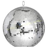 Alytimes Mirror Disco Ball - 8-Inch Silver