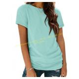 ATHMILE Womens Short Sleeve Tee Sz XL