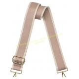 1.5  Wide Crossbody Strap - Khaki/Gold