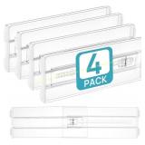 Vtopmart 4 Pack Drawer Dividers, Adjustable