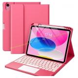 Harvopu iPad 11th/10th Gen Case with Keyboard