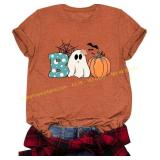 Halloween Doodles Women s Boo Graphic Tshirt