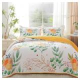 Botanical Quilt Set Queen Size 3P Bedspread