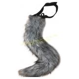 JUNBOON Faux Fur Tail for Cosplay Costume