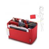 2ct ZTUJO Purse Organizer, Felt Insert, Red, M