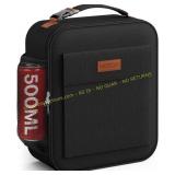 HOTOR Insulated Lunch Bag, Office, Black