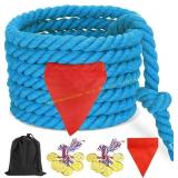 CWLAKON Tug of War Rope, Kids & Adults,Orange rope