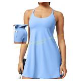 Ewedoos Tennis Dress with Shorts Underneath Sz M