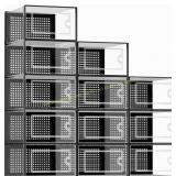 Kuject Large Shoe Organizers: 12 Pack Bins