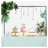 Over The Table Rod Stand with Clamps Black