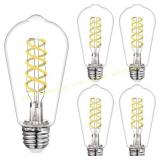 ST58/ST19 LED Edison Bulbs, 6W Eq 60W