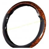 Moyishi Leather Steering Wheel Cover (Wood)