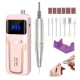 Portable Nail Drill 35000 RPM Kit, Pink