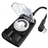 G-Homa 24-Hour Mechanical Outdoor Timer