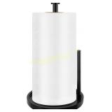 STWWO Paper Towel Holder Stand, Black