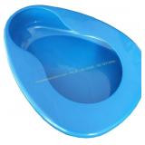 YUMSUM Firm Thick Stable PP Bedpan (Blue)