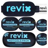 REVIX Ice Packs 5-Piece Set, Reusable