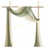 Floroom Wedding Arch Draping Fabric 3 Panels