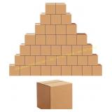 Edenseelake 40 Pack 6x6x6 Boxes, Brown