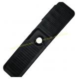 24-Inch Black Faucet Mat, Silicone Splash Guard