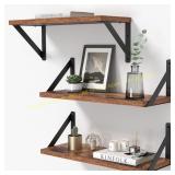 Heimlove 16" Wood Floating Shelves 3-pack