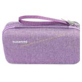 Insulin Cooler Case with 2 Ice Packs (Purple)