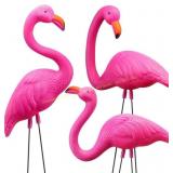 JOYIN Pink Flamingo Lawn Ornaments
