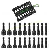 Magnetic Nut Driver Set, Metric & SAE 1/4" HEX