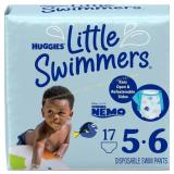 HUGGIES Swim Diapers Size 5-6 Large 17 ct