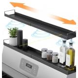 Extendable Steel Over-Stove Shelf 16-30"