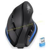 ECHTPower Ergonomic Wireless Mouse w LED Light