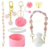 Gythara Pink Cup Accessories Set with Bottle
