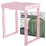 Pink Locker Shelf   Adjustable, Stackable