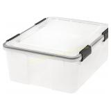 2ct IRIS 30-Qt WeatherPro Plastic Storage Box