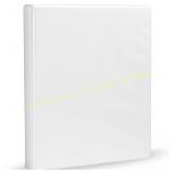 7ct Amazon Basics 3-Ring Binder, 1-Inch White